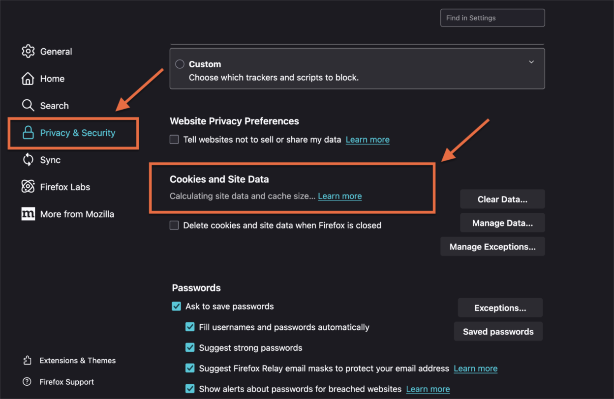 Mozilla Firefox:Privacy and Security