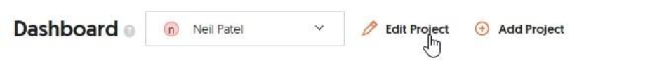 Set daily updates from the ¨Edit Project¨ button to keep the project under a constant track and activity