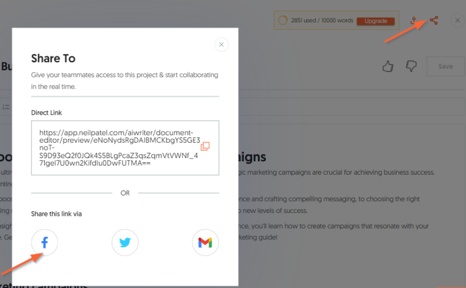 Share the article with your team