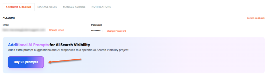 Buy AI Search Visibility Add-On