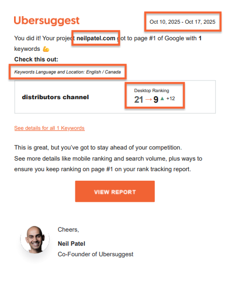 Email notification showing keyword update details including date range, location, language, and device type.png